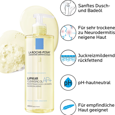 LA ROCHE POSAY Lipikar Badeöl AP+ 400ml