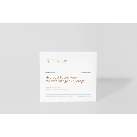 Omnilux Hydrogel Facial Mask 3pk (3 Einmalanwendungen)