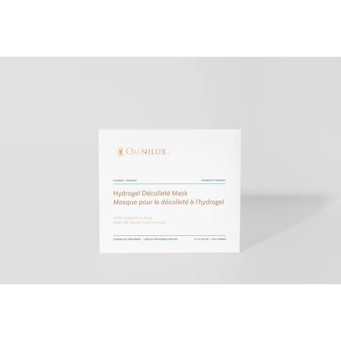 Omnilux Hydrogel Décolleté Mask 3pk (3 Einmalanwendungen)